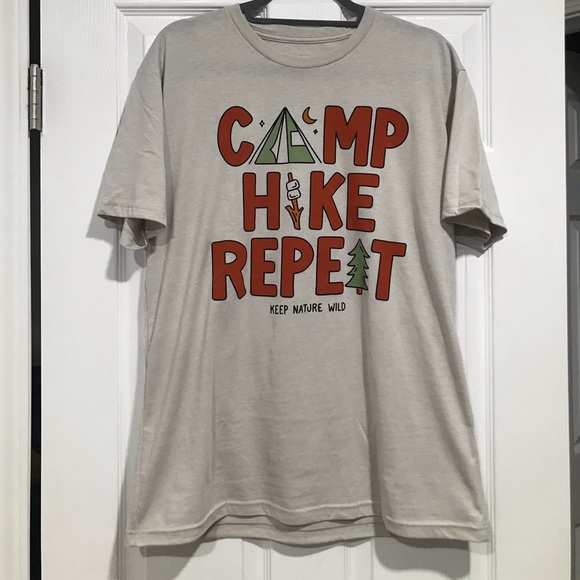 Keep Nature Wild Tops - New KNW Camp Hike Repeat T-Shirt